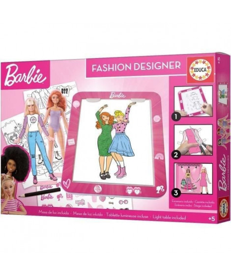 TABLEAU DESIGN BARBIE - EDUCA - Loisir créatifs - 19825