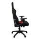 CORSAIR - Chaise bureau - Fauteuil Gaming - TC100 RELAXED - Tissu - Ergonomique - Accoudoirs réglables - Noir/Rouge (CF-99000…