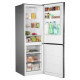 Réfrigérateur combiné BRANDT BFC8611NX - 2 portes - 327 L (221L + 106L) - 185x60x68 cm - Inox