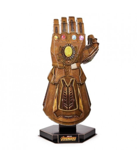 Marvel - GANT DE L'INFINI DE THANOS - Maquette 4D a construire - 35 cm