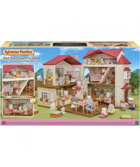 Figurines miniatures - SYLVANIAN FAMILIES - 5708 - La grande maison éclairée et sa piece secrete