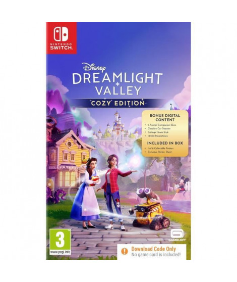 Disney Dreamlight Valley Cozy Edition - Jeu Nintendo Switch (Code In A Box)