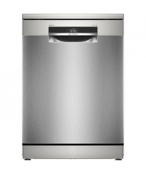 Lave-vaisselle pose libre BOSCH SMS6ZCI12E SER6 - 14 couverts - Induction - L60cm - 38dB - Gris Inox