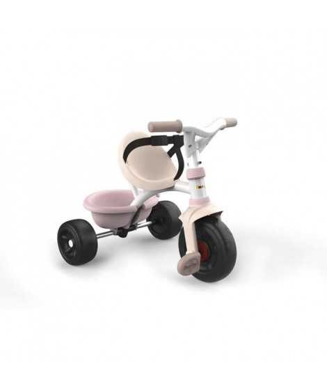 SMOBY Tricycle enfant évolutif Be Fun - Structure métal - Rose