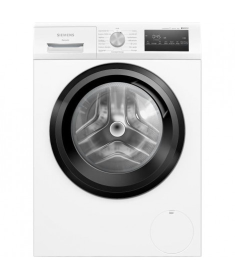 Lave-linge hublot SIEMENS WM14N248FR IQ300 - 8 kg - Induction - L60cm - 1400 trs/min - Noir