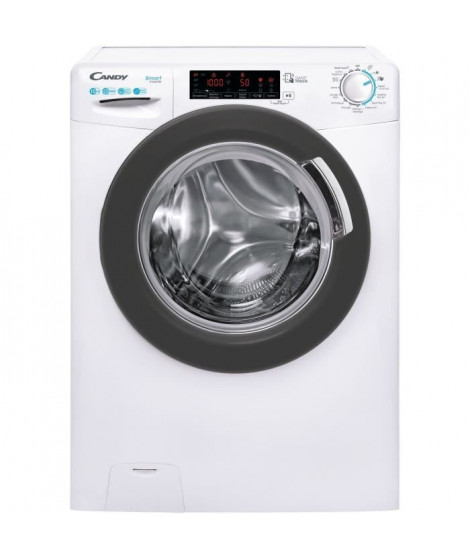 Lave linge hublot CANDY Smart Inverter CS1210TMRE/1-47- 10 kg - L60cm - Smart - Induction - 1200 trs - Classe B - Blanc