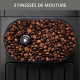 KRUPS Machine a café broyeur grain, Mousseur de lait, 2 tasses espressos simultané, Nettoyage automatique, Essential grise YY…