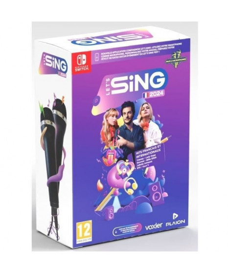 Let's Sing 2024 - Jeu Nintendo Switch - Avec 2 micros