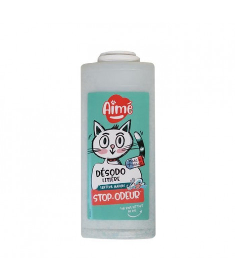 AIME Désodorisant pour litiere marine 700ml - Pour chat