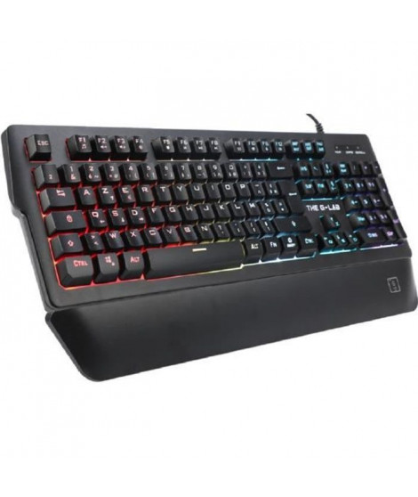 THE G-LAB Clavier gaming RGB - Repose Poignet - FR - AZERTY