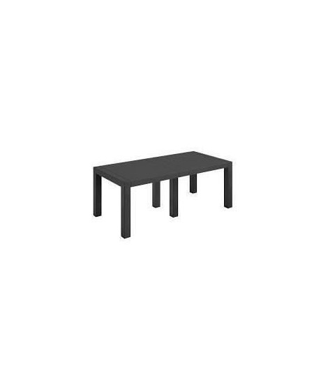 Table de jardin rectangulaire modulable 8 convives VULCANO - L200 x P100 x H72 cm - ARETA