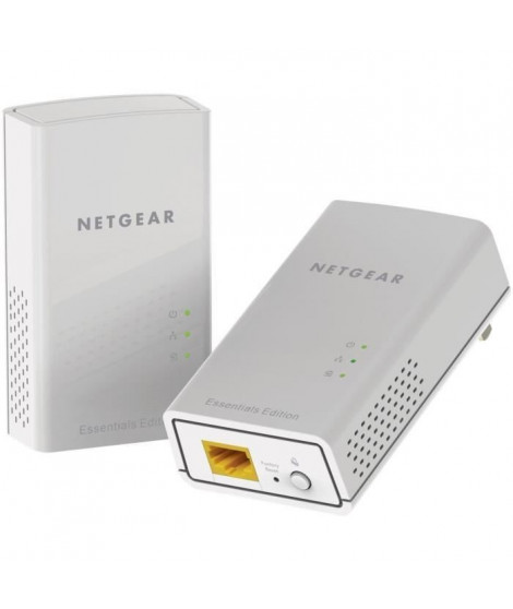 NETGEAR Pack de 2 CPL 1000 Mbit/s, 1 port Gigabit- Modele PL1000-100PES