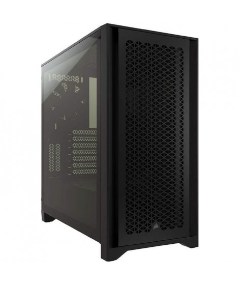 Boîtier PC Gaming - CORSAIR - 4000D Airflow - Moyen Tour - Verre trempé - Noir (CC9011200WW)