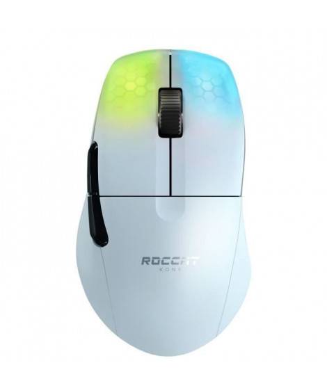 ROCCAT Souris de jeu ergonomique ultraperformante Kone One Pro Air White