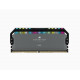 Mémoire RAM - CORSAIR - DOMINATOR PLATINUM RGB DDR5 - 32GB 2x16GB DIMM - 5600 MHz - 1,25V - Gris (CMT32GX5M2B5600Z36)