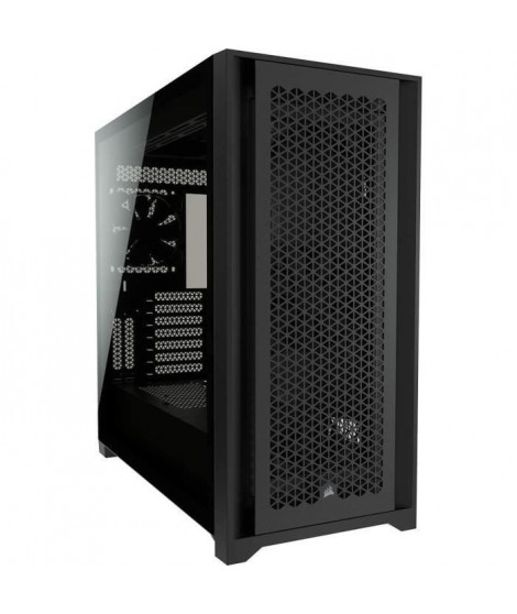 CORSAIR Boîtier PC 5000D Airflow - Verre Trempé Moyen-Tour ATX  - Noir (CC-9011210-WW)