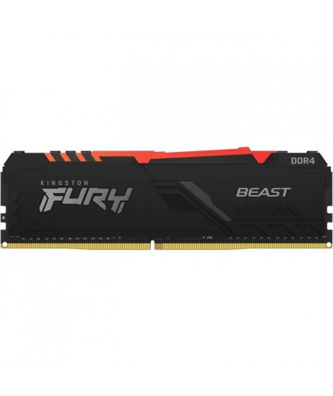 Mémoire Kingston FURY Beast RGB 16 Go DDR4 3200 MHz CL16