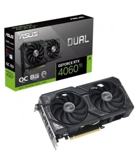 ASUS - Carte Graphique - DUAL-RTX4060TI-O8G