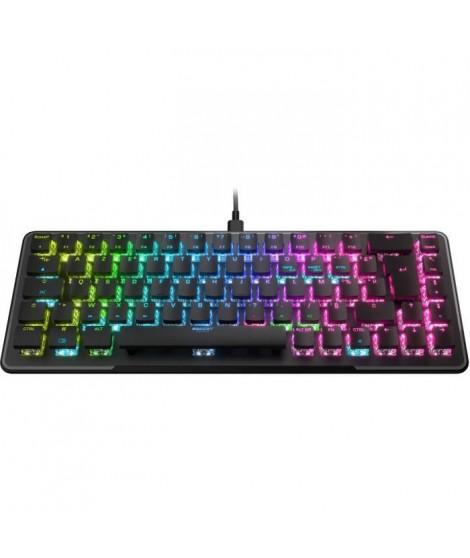 Clavier filaire - Optique et mécanique - ROCCAT - Vulcan II Mini - AZERTY - Rétro-éclairage - Noir