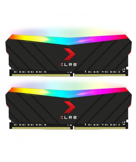 Mémoire RAM - PNY - XLR8 Gaming EPIC-X RGB DIMM DDR4 3200MHz 2X8GB -  (MD16GK2D4320016XRGB)