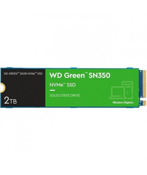 WESTERN DIGITAL - Green SN350 - Disque SSD Interne - 2 To - M.2 - WDS200T3G0C