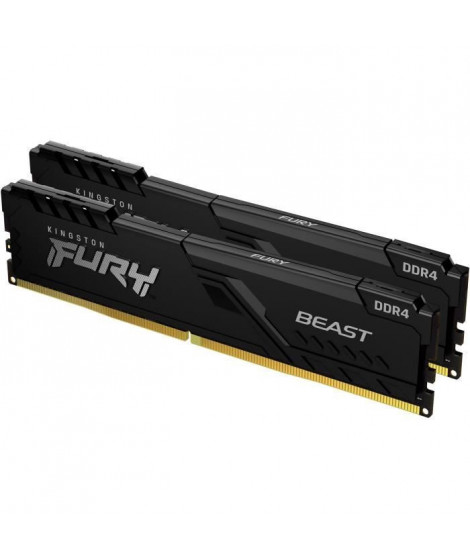 Mémoire Kingston FURY Beast 32 Go (2 x 16 Go) DDR4 3200 MHz CL16