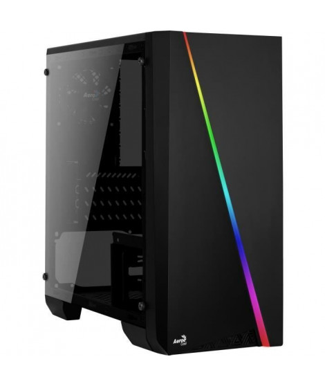 AEROCOOL BOITIER PC Cyclon Mini - RGB Mini Tour - Noir - Verre trempé - Format Micro ATX (ACCS-PV12012.11)