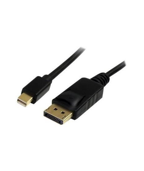 Câble Mini DisplayPort vers DisplayPort 1.2 de 2 m - Cordon Mini DP vers DP 4K - M/M - MDP2DPMM2M