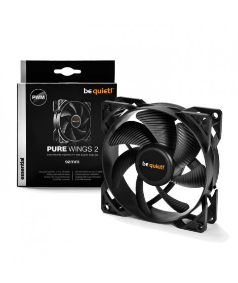 Be Quiet Ventilateur de boîtier PURE WINGS 2 - PWM 92mm