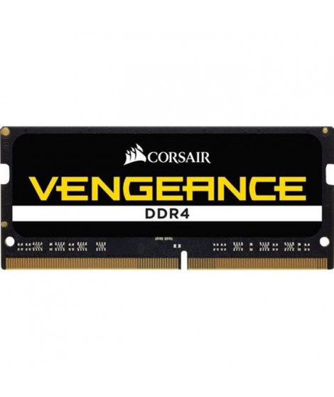 Mémoire RAM - CORSAIR - Vengeance DDR4 - 8GB 1x8GB DIMM - 2666 MHz  - 1.20V - Noir (CMSX8GX4M1A2666C)