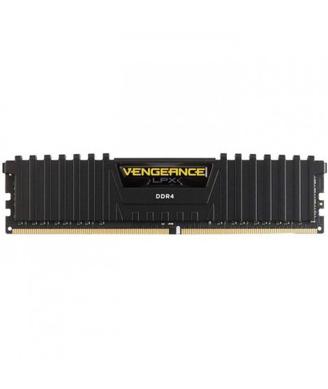 CORSAIR Mémoire PC RAM - Vengeance LPX - 8Go (1x8Go) - 3000MHz - DDR4 - CAS 16 (CMK8GX4M1D3000C16)