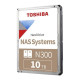 TOSHIBA N300 High-Reliability Hard Drive Disque dur interne - 10 To - 256 Mo - NAS - 3,5 - 7200 tpm