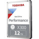 TOSHIBA X300 - High-performance Hard Drive Disque dur interne - 12 To - 256 Mo - 3,5 - 7200 tpm
