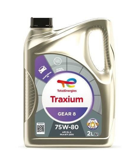 Huile de transmission - TotalEnergies - Traxium Gear 8 75W-80 - 2L