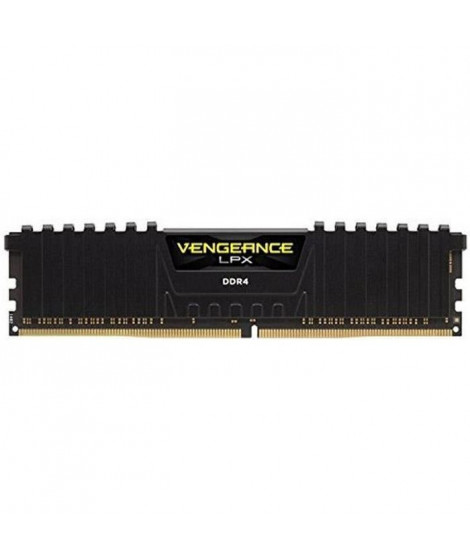 Mémoire RAM - CORSAIR - Vengeance LPX DDR4 - 16GB 1x16GB DIMM - 2400 MHz  - 1.20V - Noir (CMK16GX4M1A2400C)