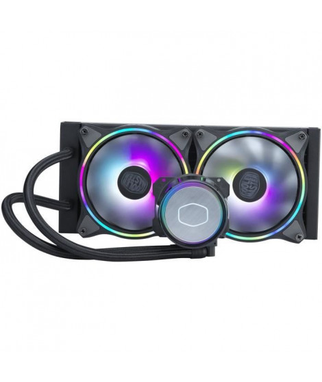 COOLER MASTER - Refroidissement liquide PC - MasterLiquid ML240 Illusion ARGB - Radiateur 240mm - Noir (MLX-D24M-A18P2-R1)