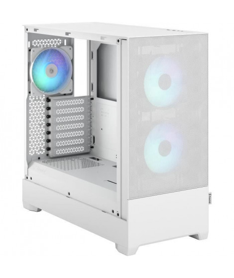 Boîtier PC - FRACTAL DESIGN - Pop Air RGB White TG - Blanc (FD-C-POR1A-01)