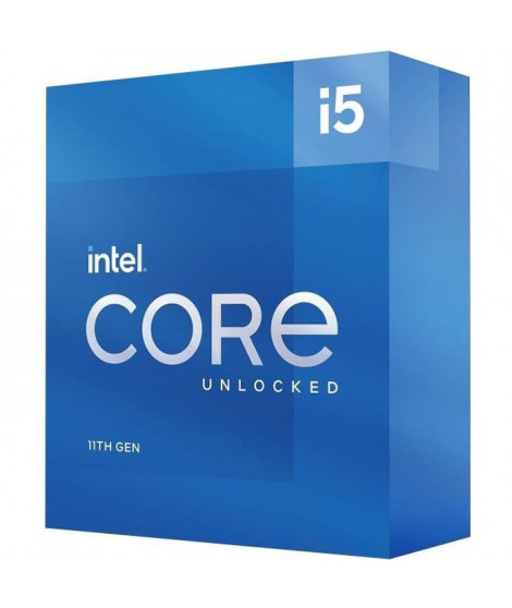 INTEL - Processeur Intel Core i5-11600K - 6 coeurs / 4,9 GHz - Socket 1200 - 125W