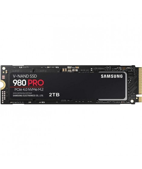 SAMSUNG - SSD Interne - 980 PRO - 2To - M.2 NVMe (MZ-V8P2T0BW)