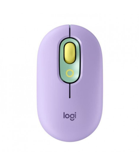 Souris Sans Fil Logitech POP Mouse avec Emojis Personnalisables, Bluetooth, USB, Multidispositifs - Menthe