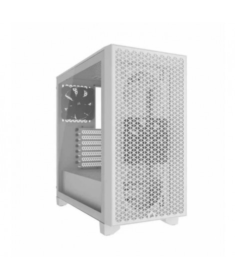 Boitier PC - CORSAIR - 3000D AIRFLOW - ATX Moyen-tour - 2 ventilateurs SP120 ELITE - Blanc - (CC-9011252-WW)