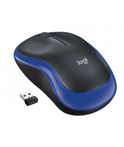 LOGITECH - souris sans fil optique - M185 Bleu