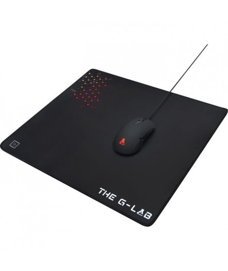 THE G-LAB  PAD-CEASIUM Tapis de souris Gaming L 450x400x4mm avec gomme anti-dérapante