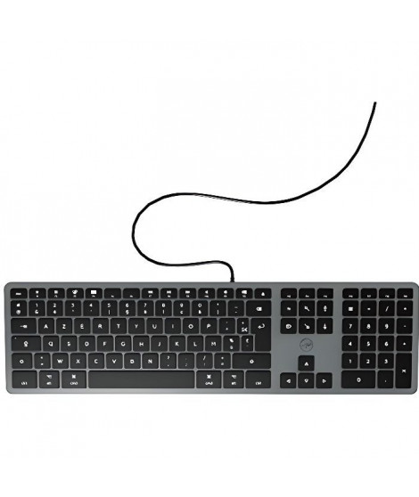 MOBILITY LAB Clavier DesignTouch filaire pour MAC Gris Sidéral - AZERTY