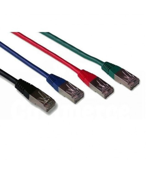 Cable Pack de 4 cordons RJ45 mâle / mâle, cat.6...