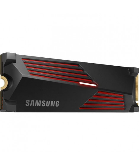 SAMSUNG - 990 PRO - Disque SSD Interne - 1 To - Avec dissipateur - PCIe 4.0 - NVMe 2.0 - M2 2280 - Jusqu'a 7450 Mo/s (MZ-V9P1…