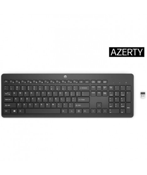 Clavier sans fil HP 230 - Noir - AZERTY