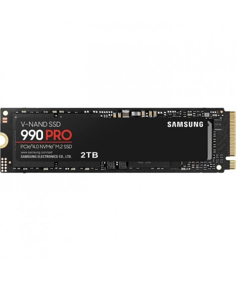 SAMSUNG 990 Pro - Disque Dur SSD - 2 To - PCIeGen4.0 x4 - NVMe2.0 - M.2 2280