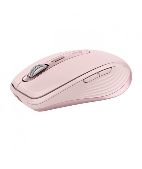 Souris sans fil - Logitech - MX Anywhere 3 - Ergonomique - Bluetooth - USB - Rose