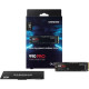 SAMSUNG - 990 PRO - Disque SSD Interne - 4 To - PCIe 4.0 - NVMe 2.0 - M2 2280 - Jusqu'a 7450 Mo/s (MZ-V9P4T0BW)
